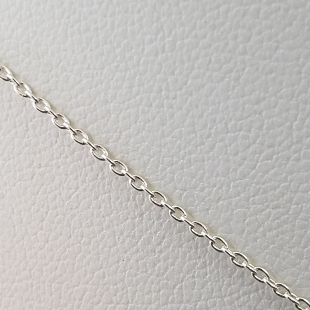 "RARE" 3 Stone Purple Tourmaline in Solid Stamped Sterling Silver Necklace - Picture 7 of 12